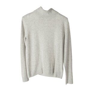 CLUB MONACO Gennado Sweater 100% Cashmere Pullover with Silver Buttons Medium